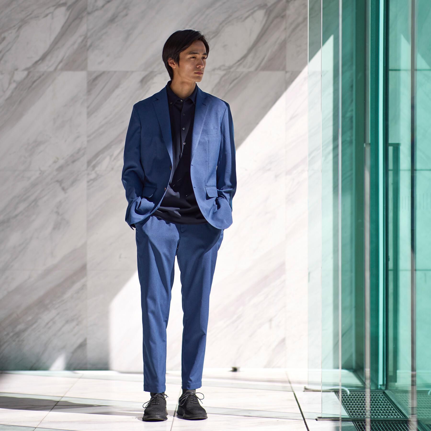 TAKEO KIKUCHI「【LIMITED】コンフォータブル セットアップ /ジャケット＆パンツ」|テーラードジャケット|