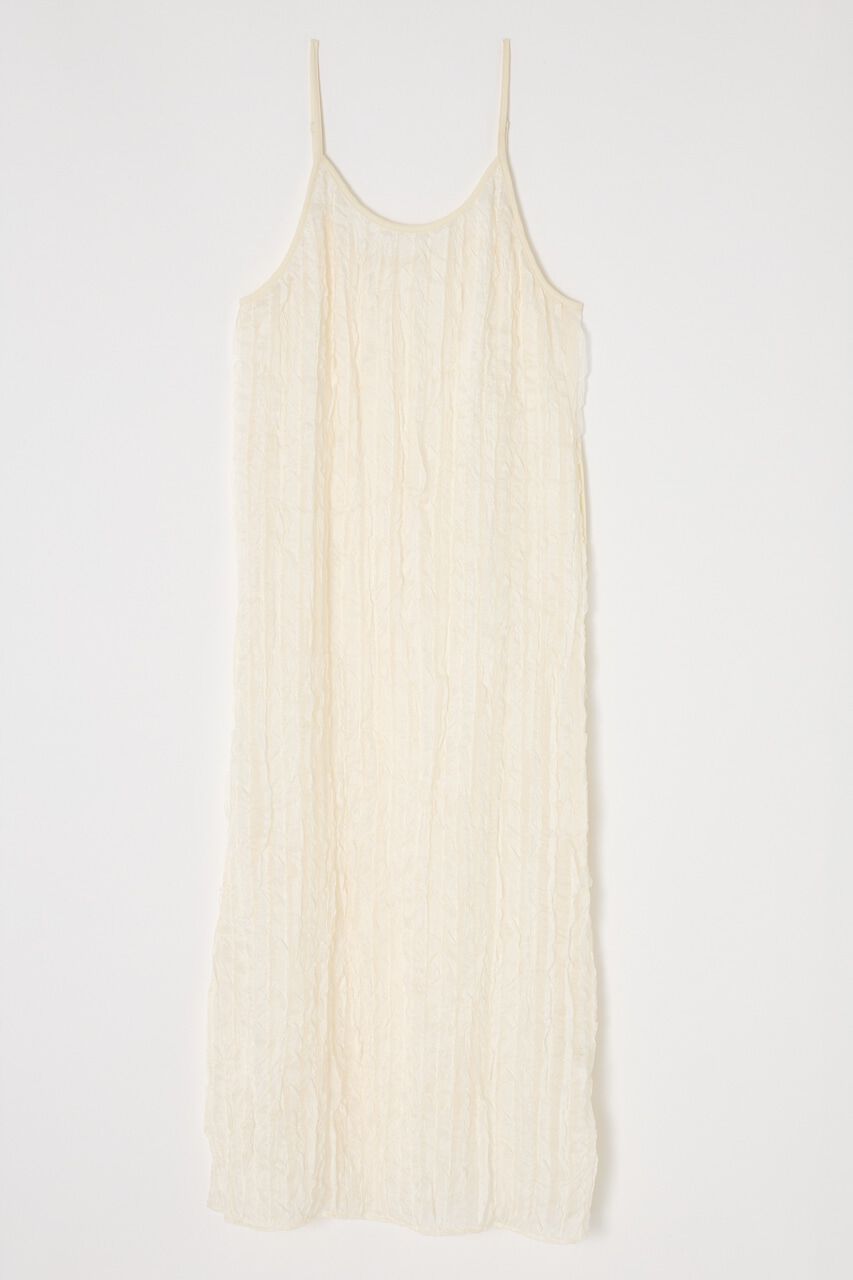 MOUSSY「SHEER FRILL キャミドレス」|ワンピース|O/WHT1