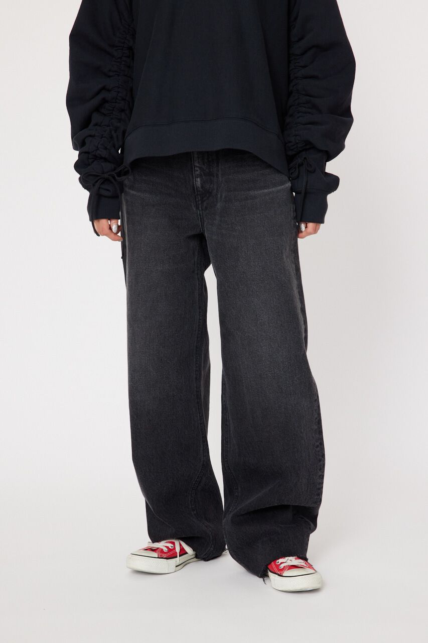 RODEO CROWNS「ワイドルーズデニム」|デニム|BLK