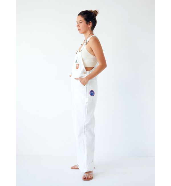 Ungrid「Lee別注 ワッペンデザインデニムサロペット」|オールインワン|