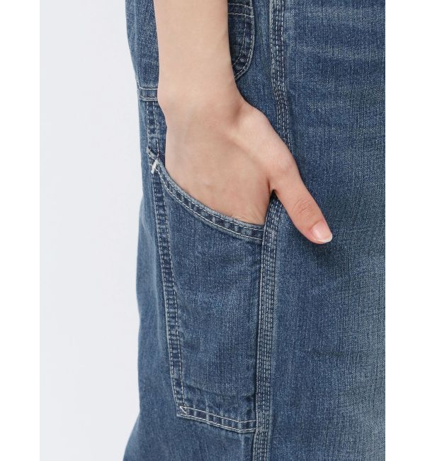 Ungrid「Lee別注 ワッペンデザインデニムサロペット」|オールインワン|