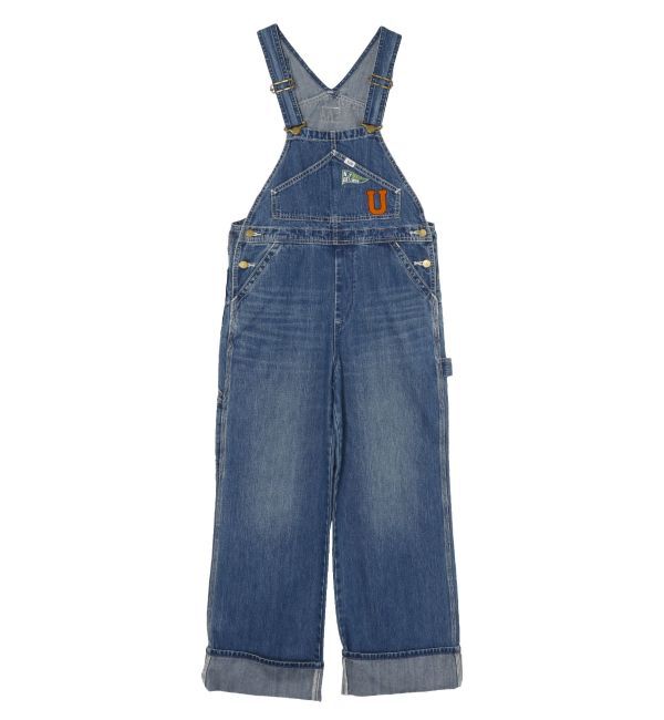 Ungrid「Lee別注 ワッペンデザインデニムサロペット」|オールインワン|