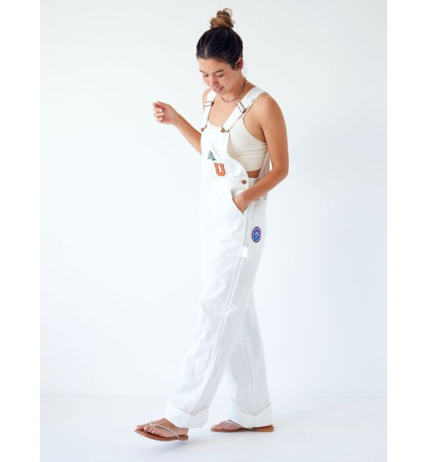 Ungrid「Lee別注 ワッペンデザインデニムサロペット」|オールインワン|