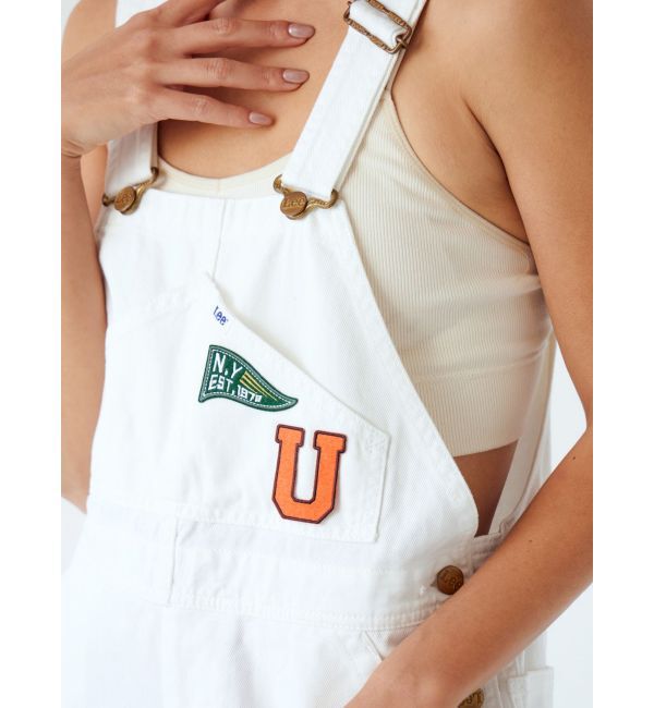 Ungrid「Lee別注 ワッペンデザインデニムサロペット」|オールインワン|