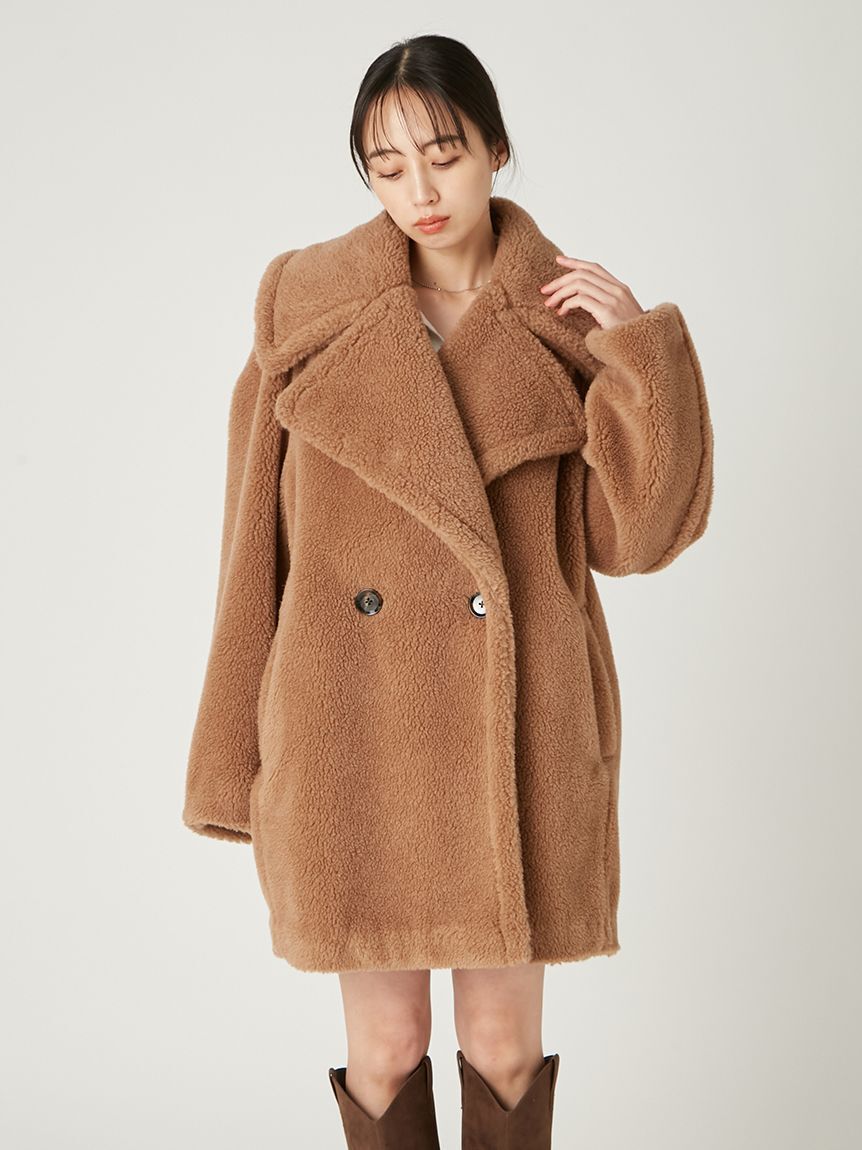 ECOPELボアミドルコート ECOPELボアミドルコート（FRAY I.D）｜ルミネのファッション通販