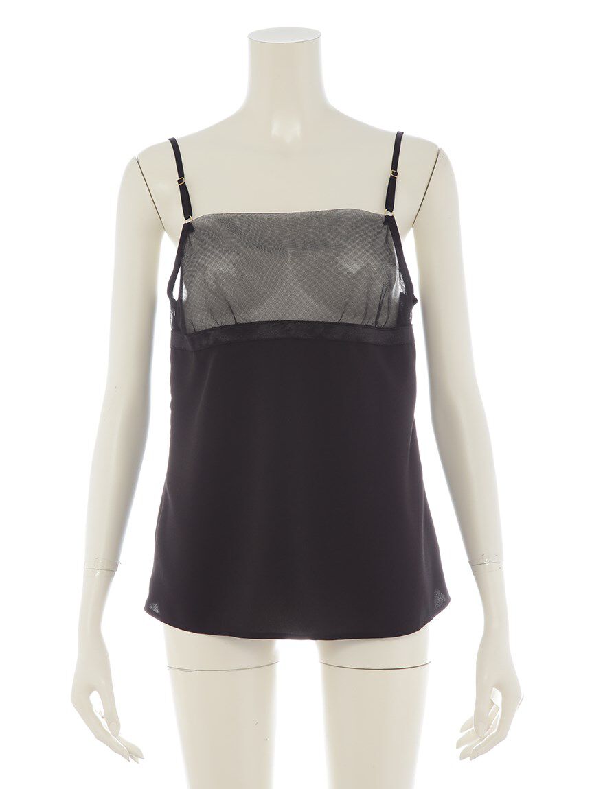 LILY BROWN Lingerie「【LILY BROWN Lingerie】シアーチュール キャミソール」|インナー|