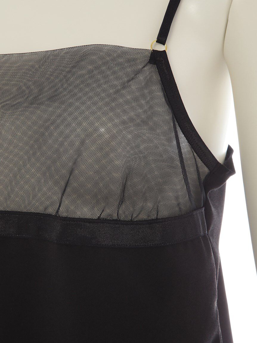 LILY BROWN Lingerie「【LILY BROWN Lingerie】シアーチュール キャミソール」|インナー|