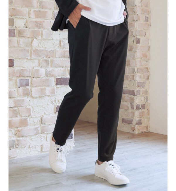IKKA LOUNGE「【セットアップ対応】GOKU楽ワークイージーパンツ」|その他|ブラック