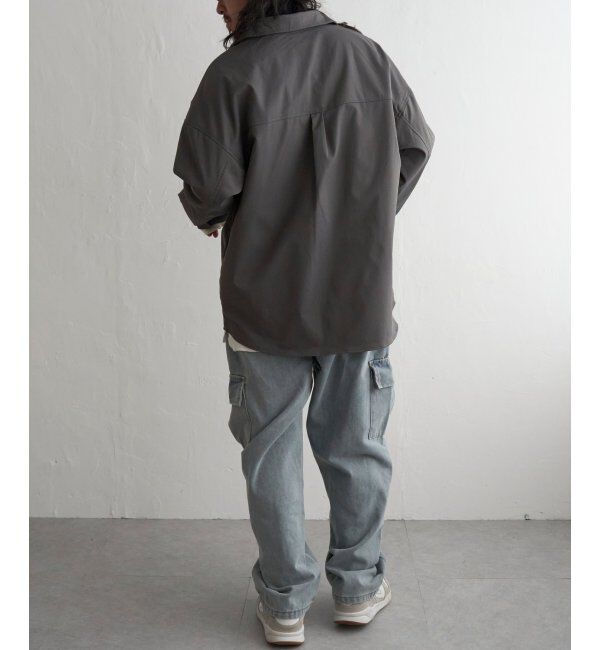 VENCE share style「ツイルオーバーサイズシャツ」|シャツ・ブラウス|