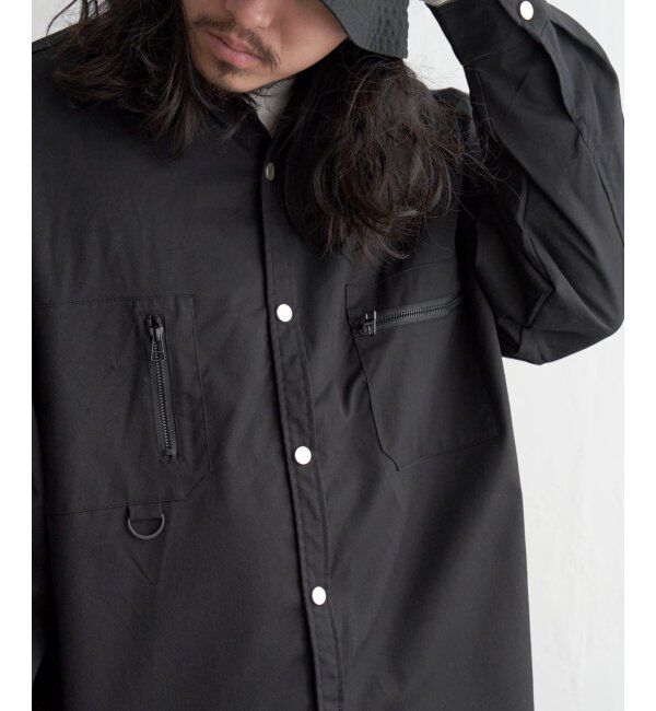 VENCE share style「ツイルオーバーサイズシャツ」|シャツ・ブラウス|