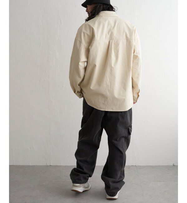 VENCE share style「ツイルオーバーサイズシャツ」|シャツ・ブラウス|