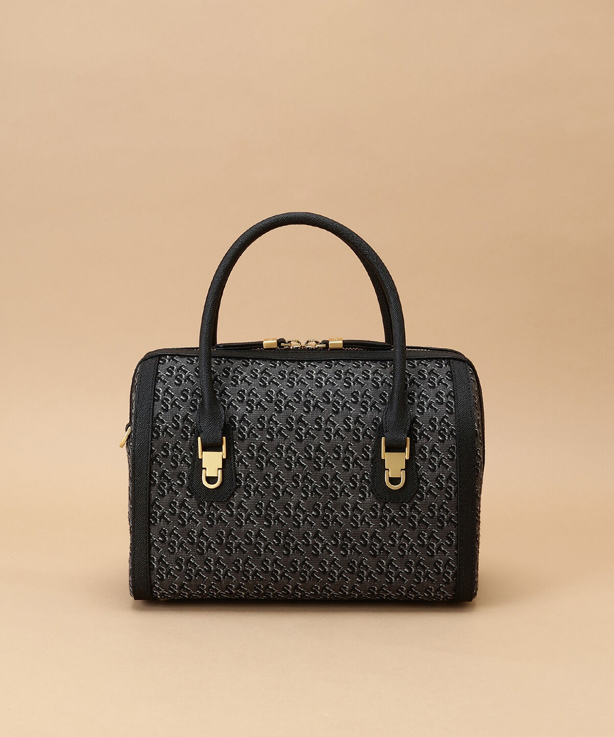 Samantha Thavasa「ST Jacquard シルエット ボストンバッグ」|ボストンバッグ|