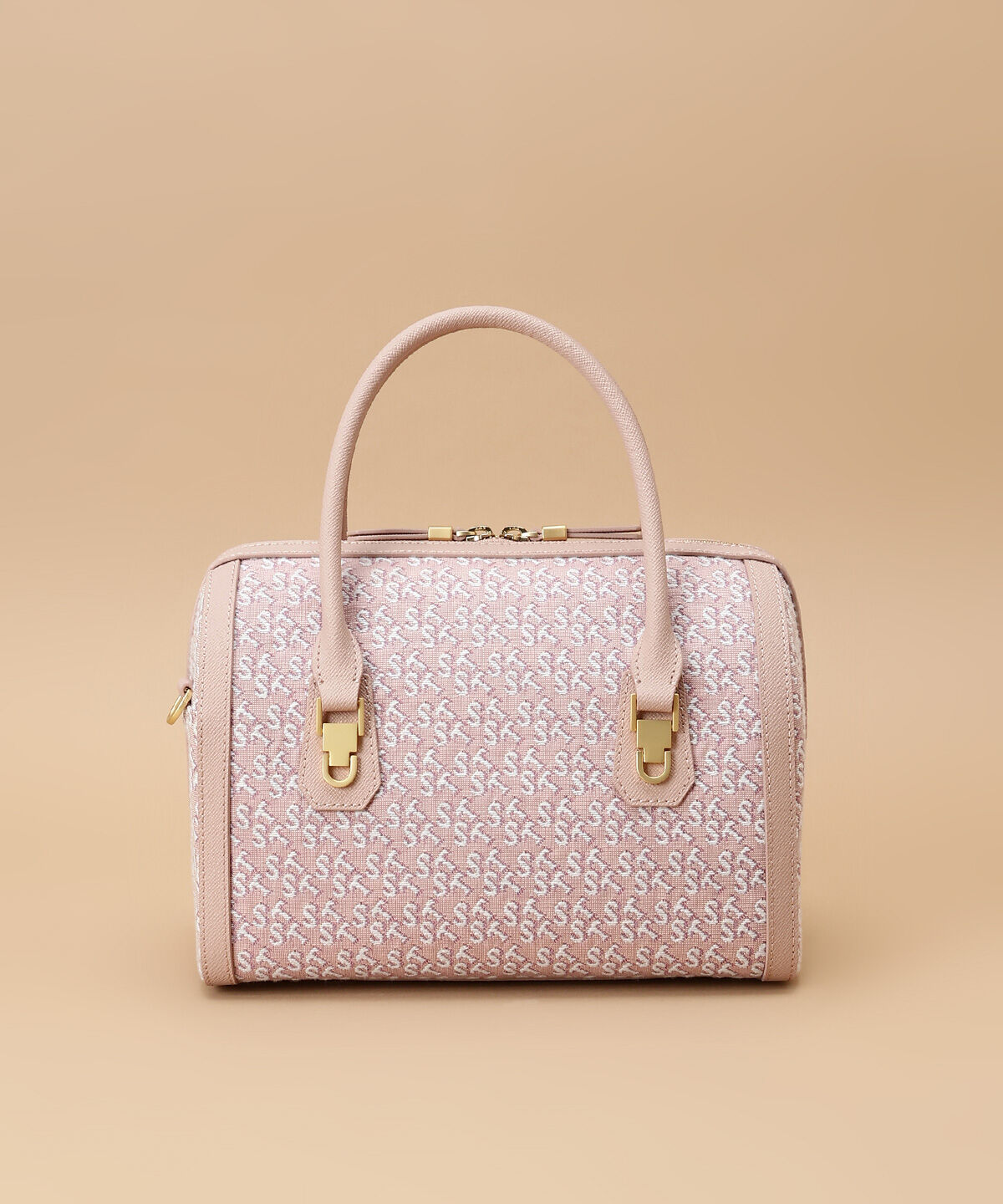 Samantha Thavasa「ST Jacquard シルエット ボストンバッグ」|ボストンバッグ|