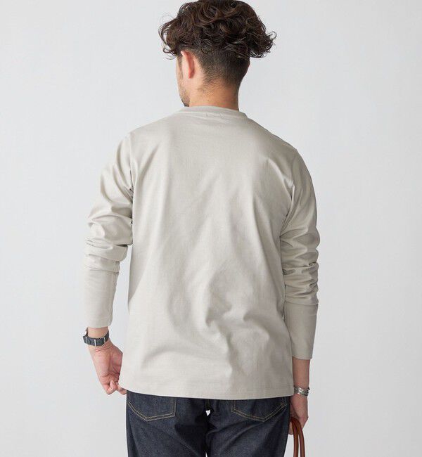 SHIPS「SHIPS: 抗菌・防臭 NANO-FINE(R) ハイゲージ クルーネック Tシャツ (ロンT)」|Tシャツ・カットソー|