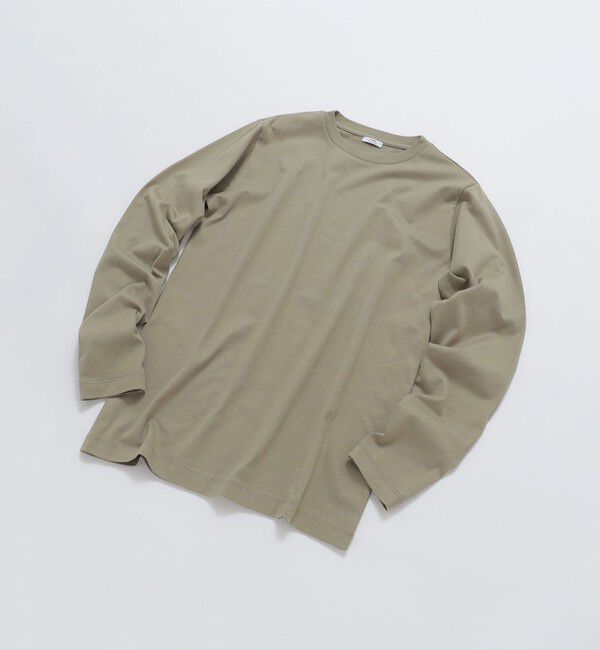 SHIPS「SHIPS: 抗菌・防臭 NANO-FINE(R) ハイゲージ クルーネック Tシャツ (ロンT)」|Tシャツ・カットソー|