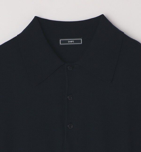 SHIPS「SHIPS: シー アイランド コットン ショートスリーブ ニット ポロシャツ」|ニット・セーター|