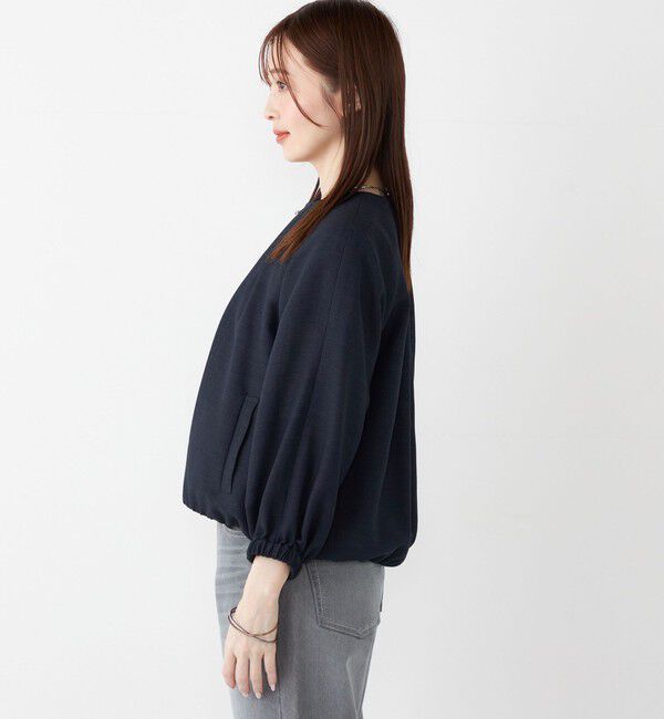 SHIPS Colors 「SHIPS Colors:〈手洗い可能〉バスケット ギャザー ブルゾン」|ブルゾン・スタジャン|