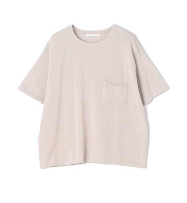 GALERIE VIE「クレープコットン ハーフスリーブプルオーバー」|ニット・セーター|13 ライトグレー