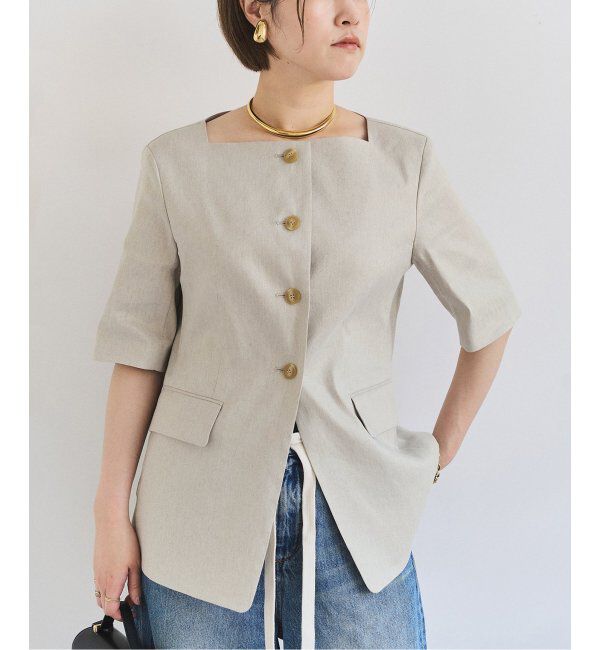 Plage「R&rsquo;IAM シェイプジャケット」|その他|ナチュラル