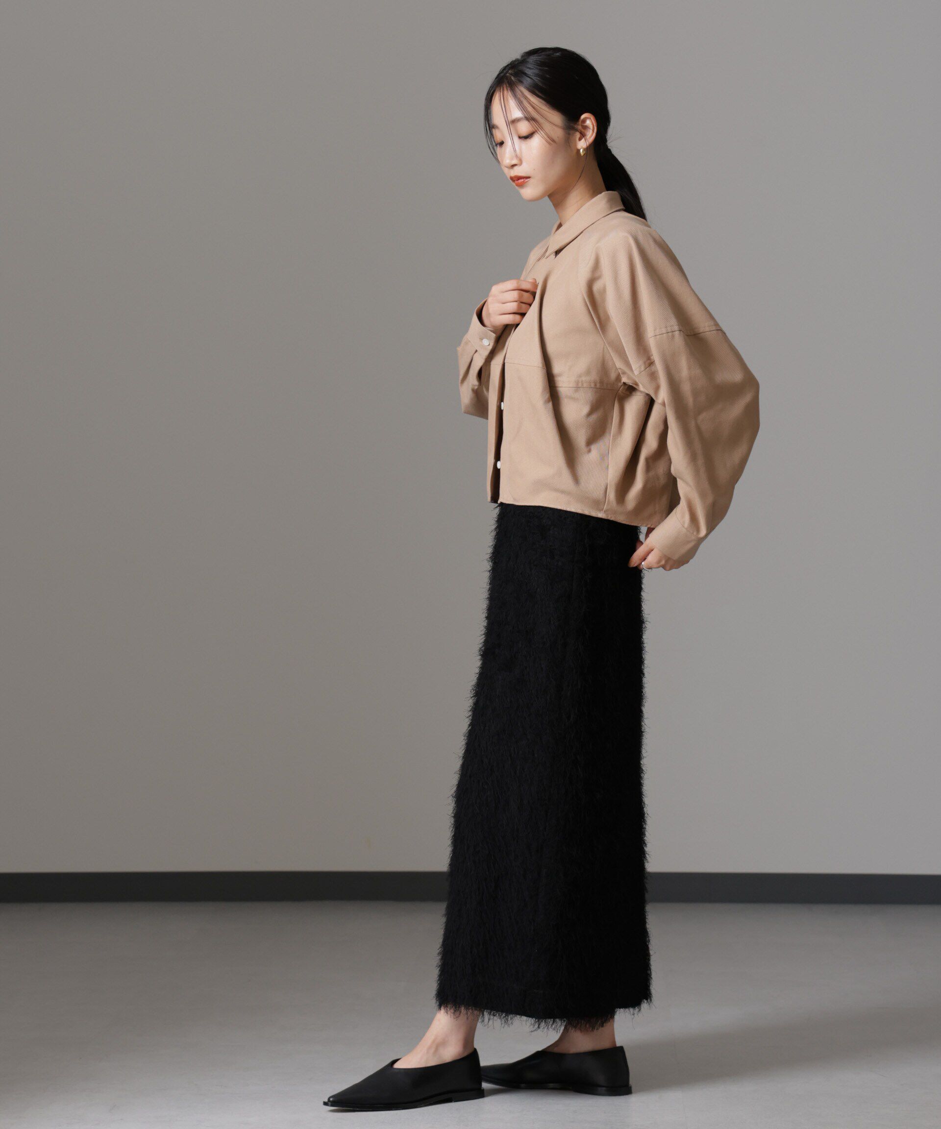 nano･universe「バルーンシルエットシャツ(セットアップ可)」|シャツ・ブラウス|