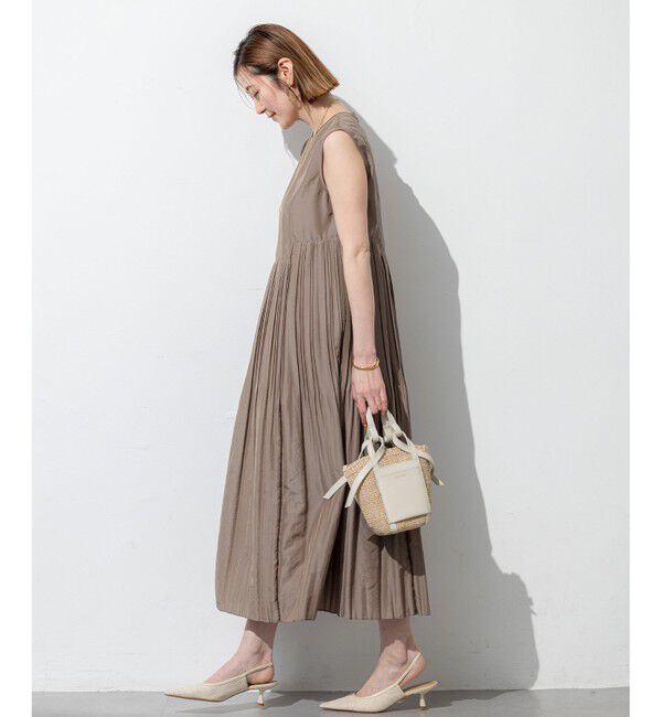 23区「【洗える】プリーツコンビ ワンピース」|ワンピース|