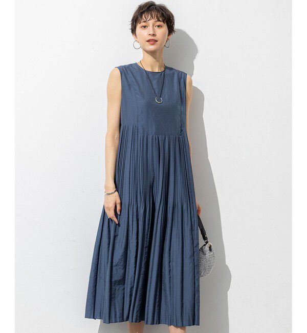 23区「【洗える】プリーツコンビ ワンピース」|ワンピース|ﾀﾞｰｸｸﾞ