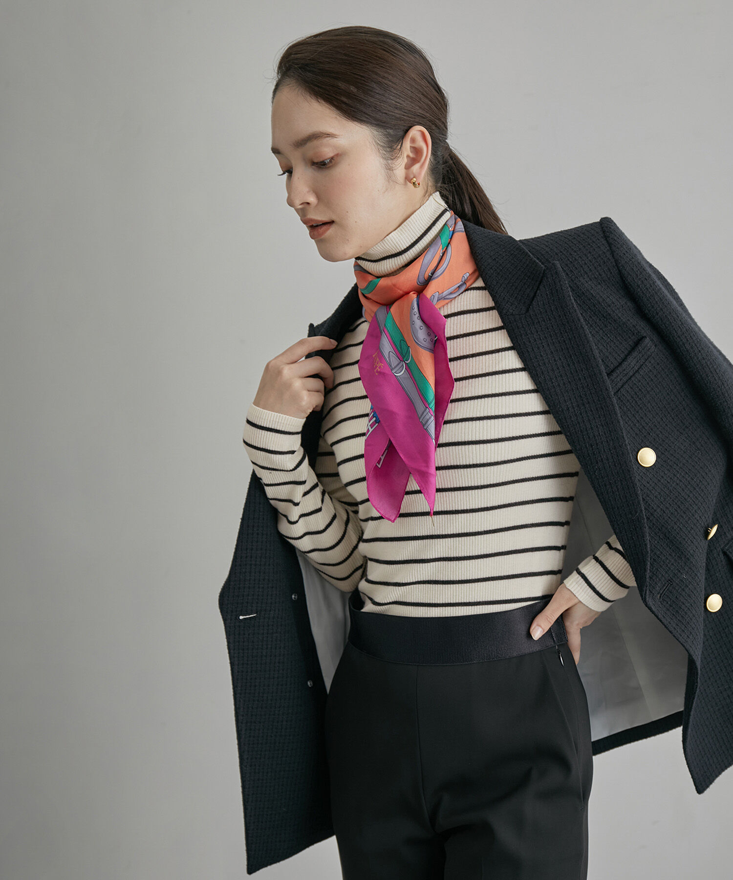 ROPE「ハイゲージタートルネックニット」|ニット・セーター|