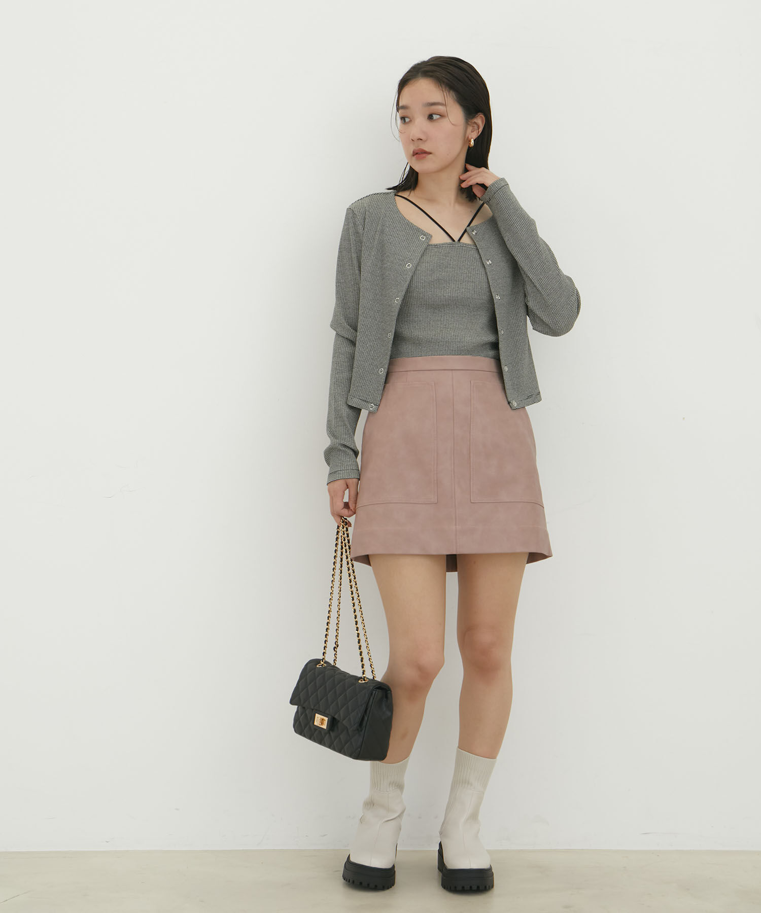 VIS「チェーンショルダーキルティングバッグ」|ショルダー・メッセンジャー|