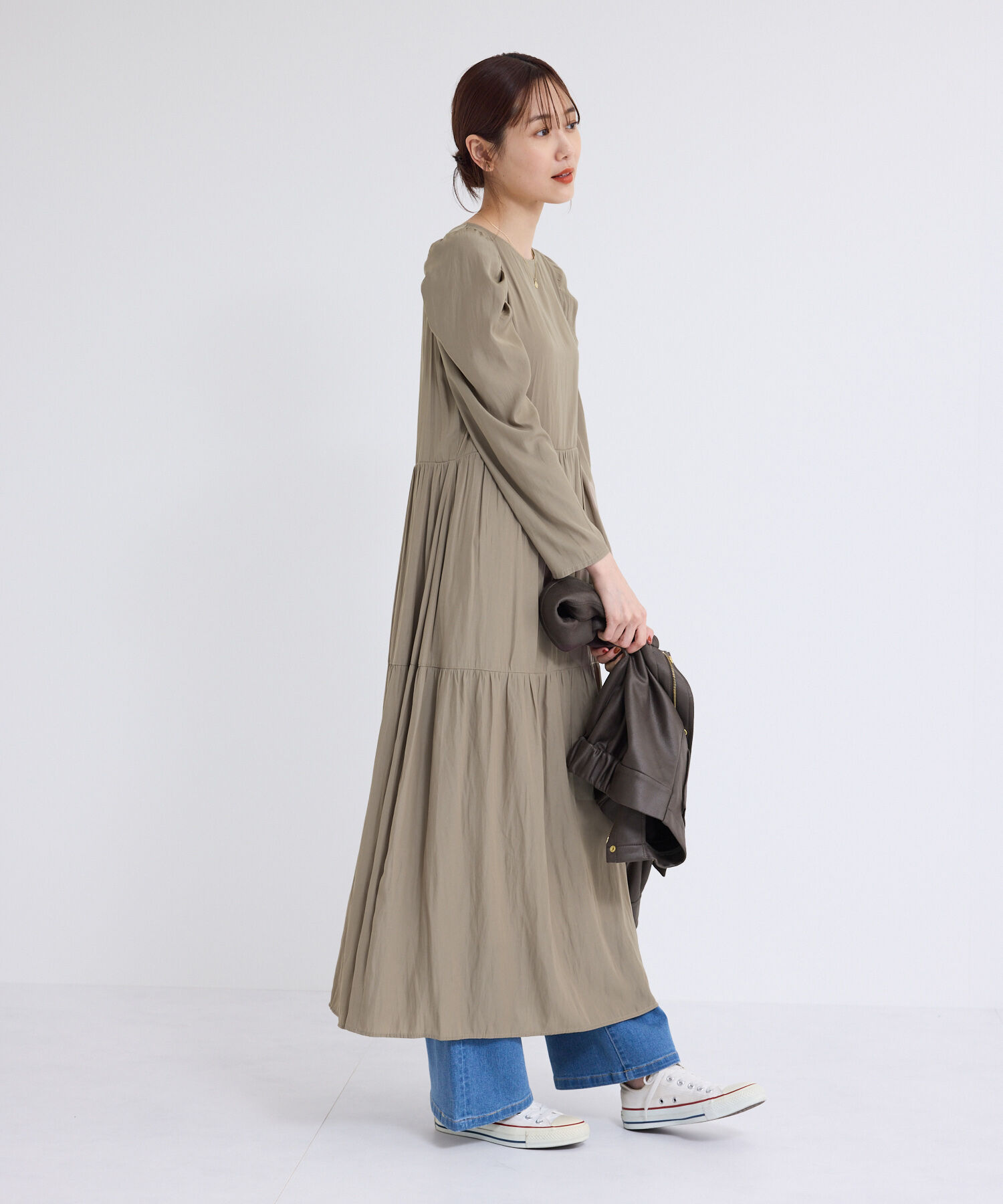 Rope&rsquo;Picnic「ティアードロングワンピース」|ワンピース|