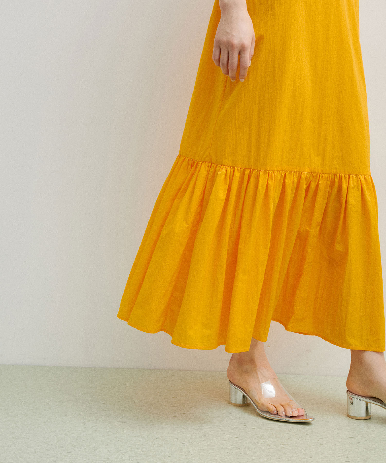 ADAM ET ROPE'「〈SETアイテム〉ボレロスリーブセットキャミワンピース」|ワンピース|