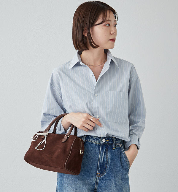  「スエード2WAYミニボストンバッグ」|ボストンバッグ|