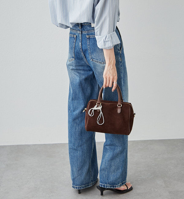  「スエード2WAYミニボストンバッグ」|ボストンバッグ|