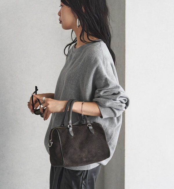  「スエード2WAYミニボストンバッグ」|ボストンバッグ|