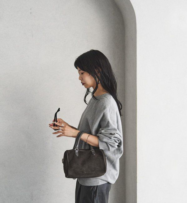  「スエード2WAYミニボストンバッグ」|ボストンバッグ|