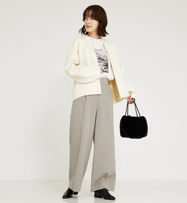 abahouse mavie「【セットアップ対応】ウォームジャージーワイドパンツ」|その他|