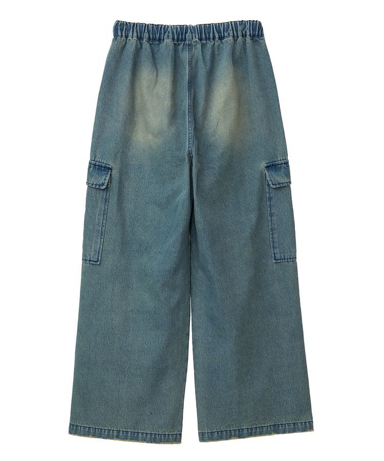 Green Parks「EGOISTブリーチデニムカーゴパンツ」|デニム|
