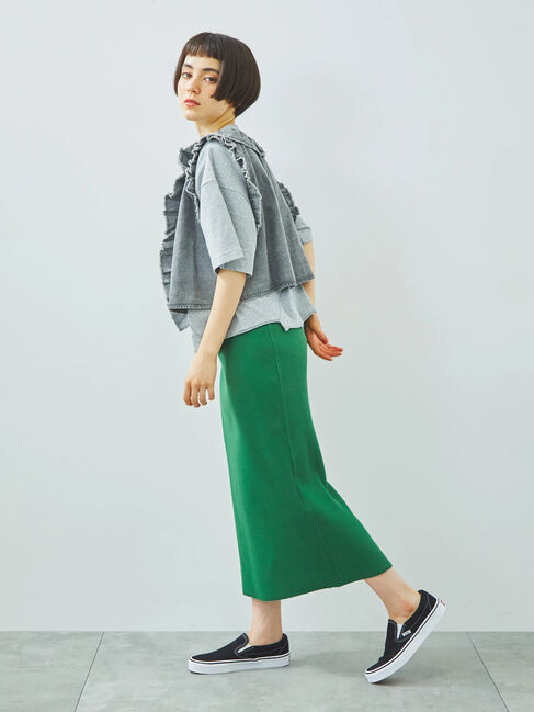 SM2「セルフカットリブスカート」|スカート|