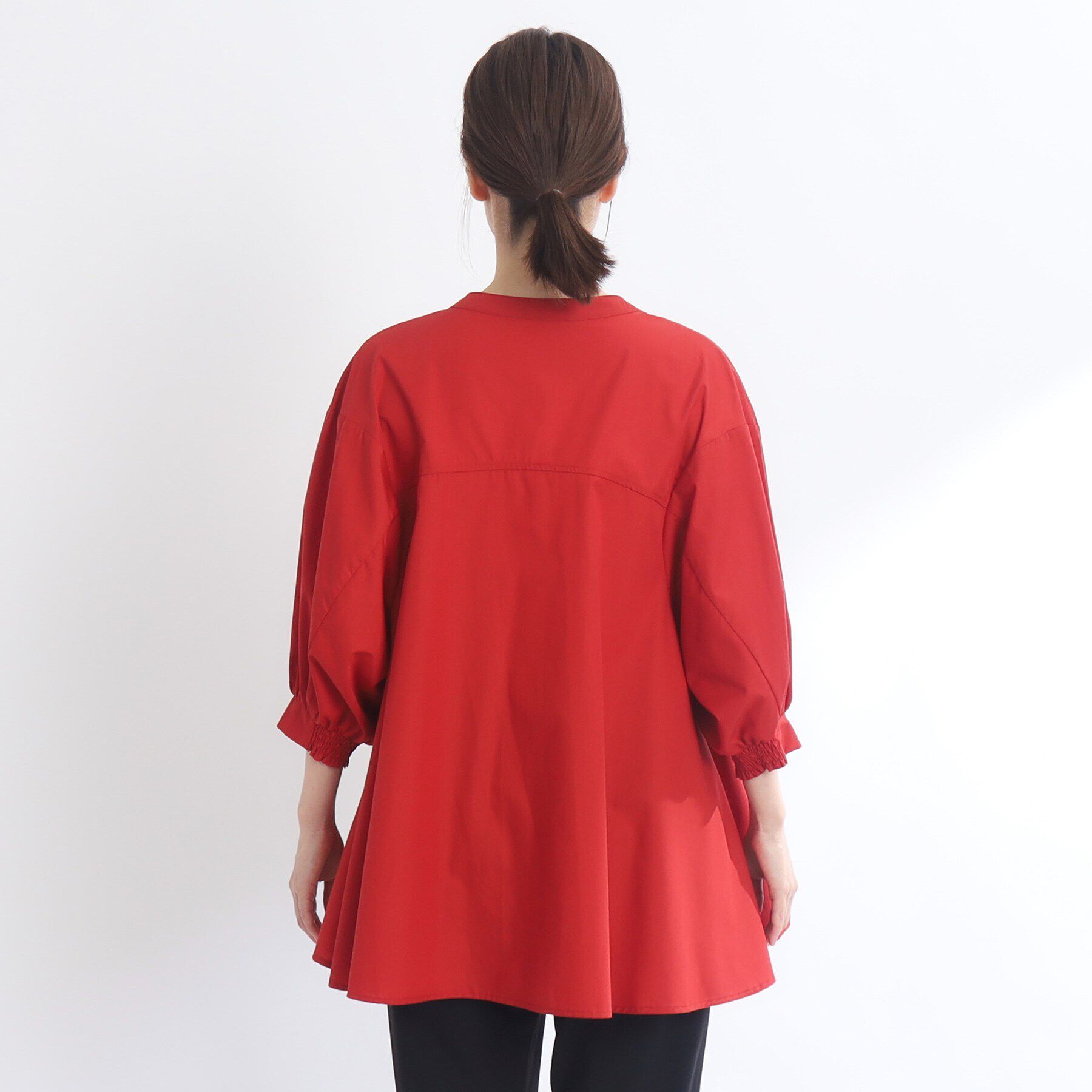 Reflect「【E‐QUALITY／手洗い可／羽織りも可】Aラインシルエットブラウス」|シャツ・ブラウス|