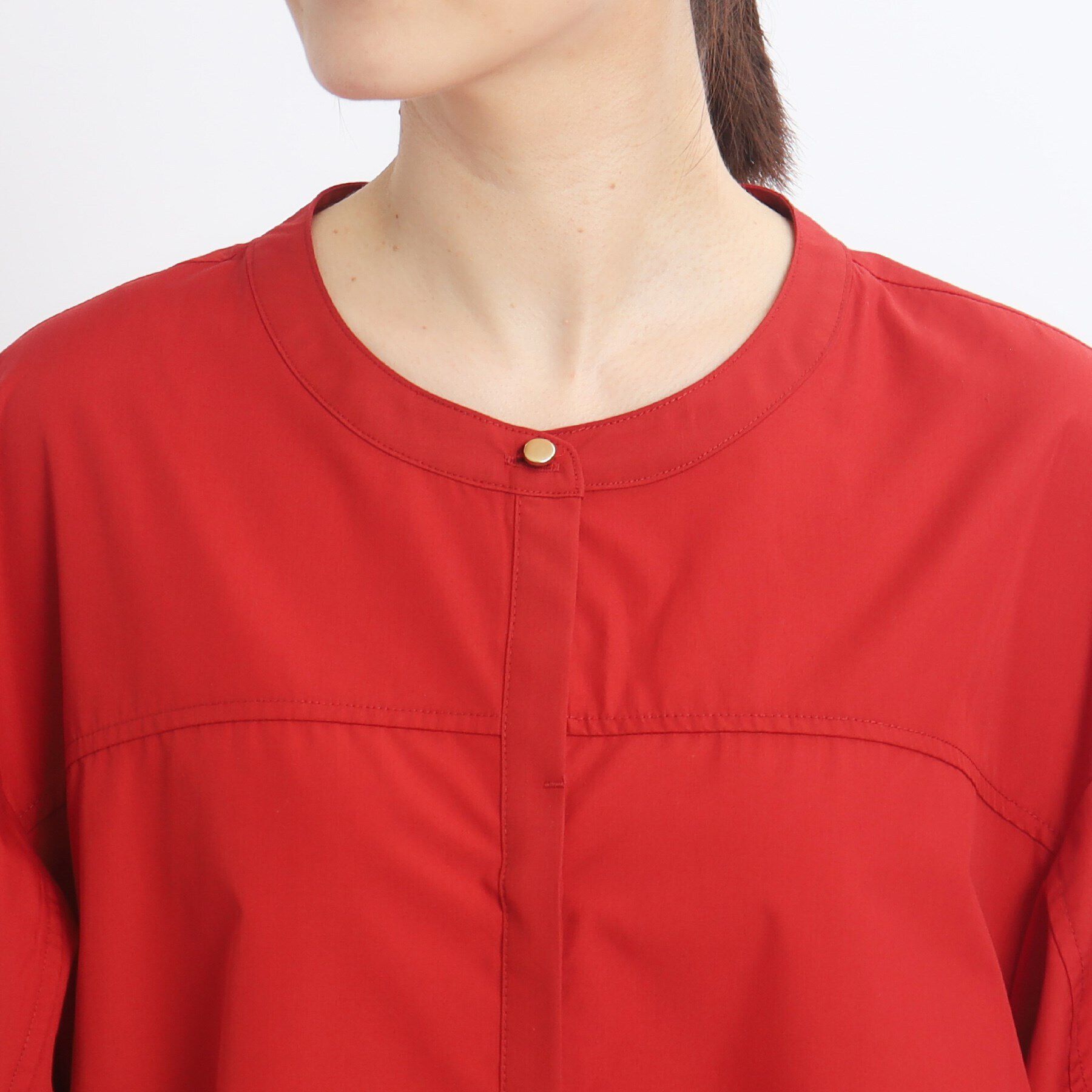 Reflect「【E‐QUALITY／手洗い可／羽織りも可】Aラインシルエットブラウス」|シャツ・ブラウス|