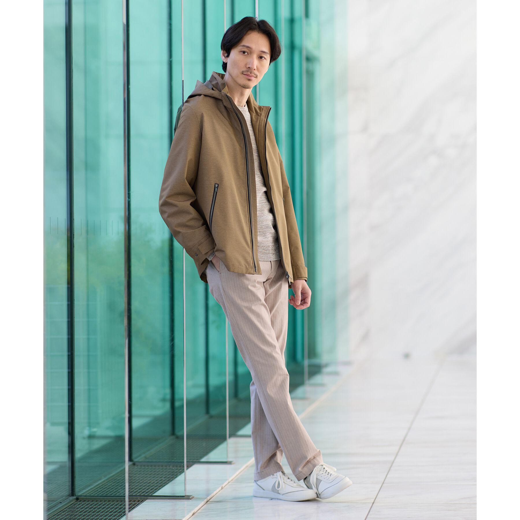 TAKEO KIKUCHI「オールレザー コンビスニーカー」|スニーカー|