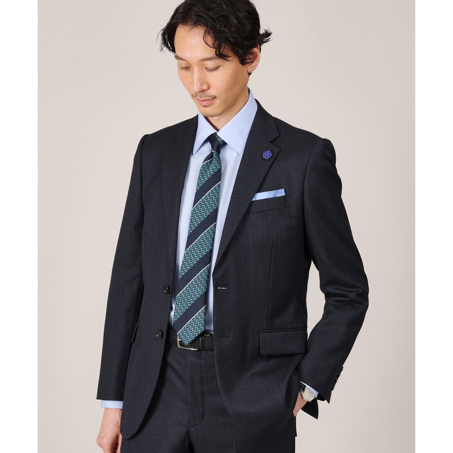 TAKEO KIKUCHI「【THE FLAGSHIP】石畳紋（いしだたみもん）シルクネクタイ」|ネクタイ・蝶ネクタイ|