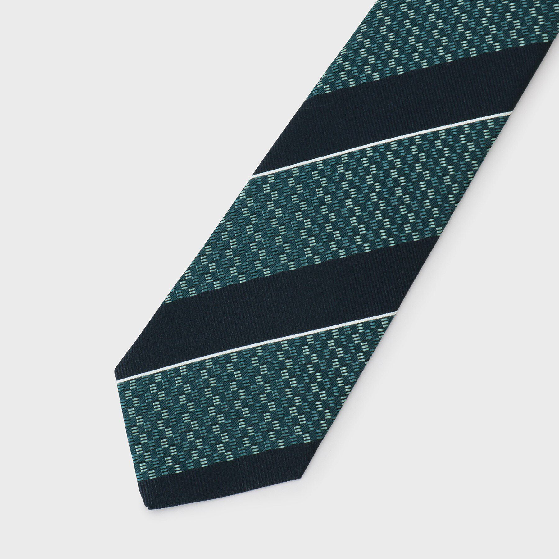 TAKEO KIKUCHI「【THE FLAGSHIP】石畳紋（いしだたみもん）シルクネクタイ」|ネクタイ・蝶ネクタイ|