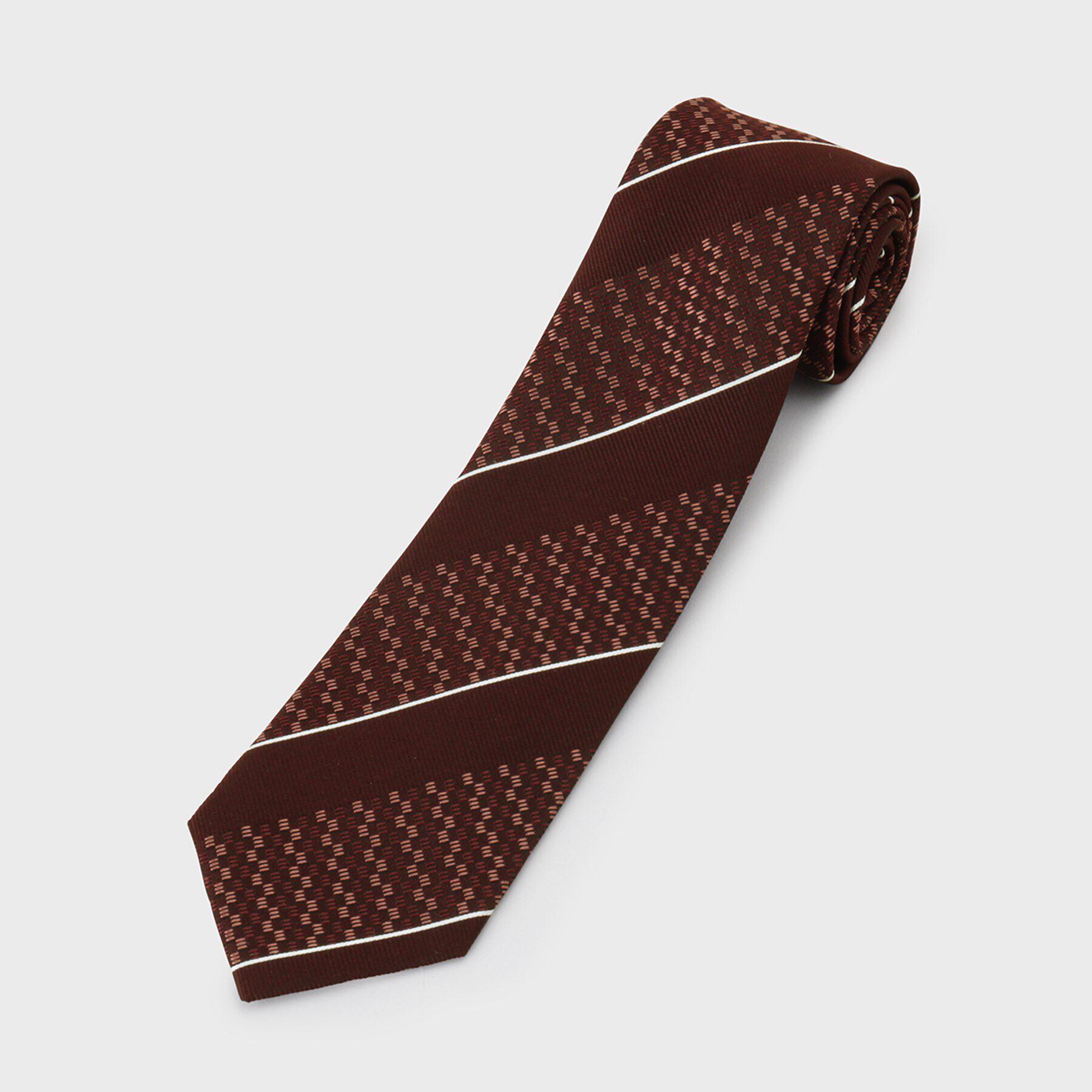 TAKEO KIKUCHI「【THE FLAGSHIP】石畳紋（いしだたみもん）シルクネクタイ」|ネクタイ・蝶ネクタイ|