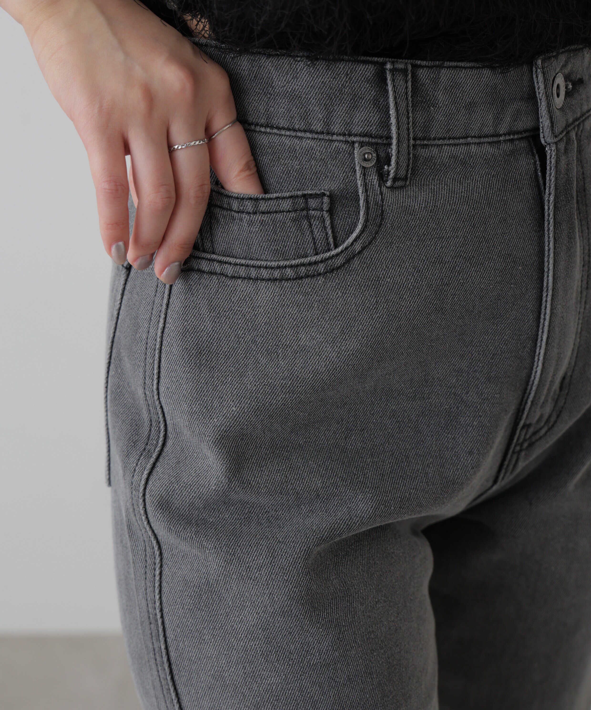  「バイカーデニムパンツ」|その他|