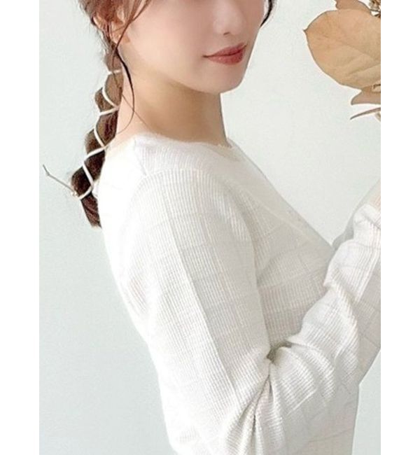 RESEXXY「ヘアストリング」|ヘアゴム・シュシュ|アイボリー