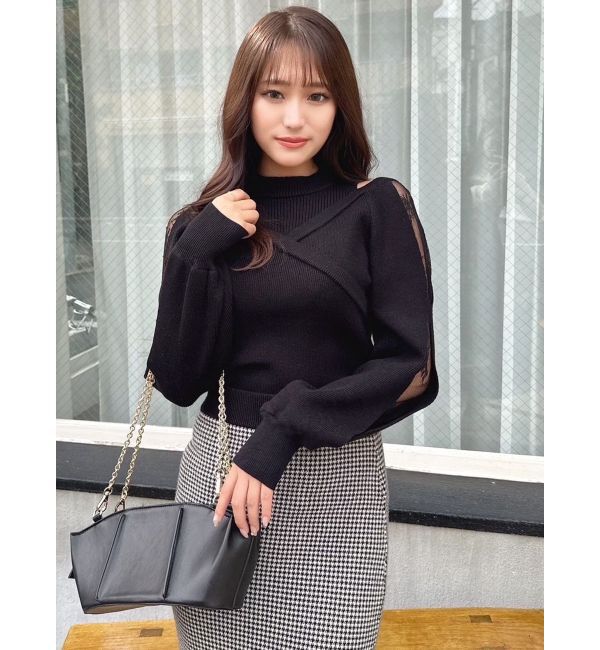 RESEXXY「レイヤードデザインニット」|ニット・セーター|