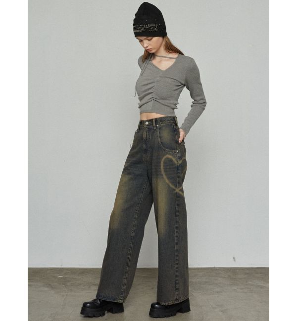 EMODA「チョーカーギャザーフィットニット」|ニット・セーター|