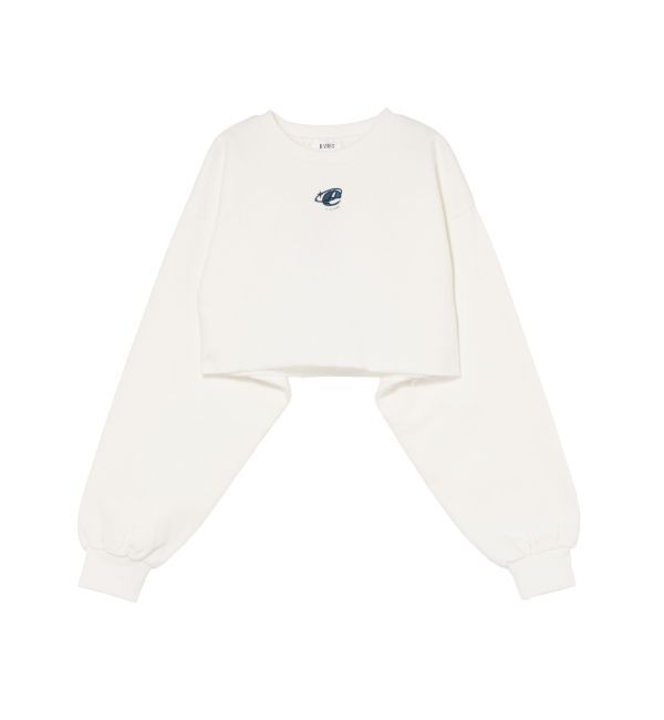 EVRIS「クロップドスウェットトップス【セットアップ着用可能】」|スウェット・ジャージ|