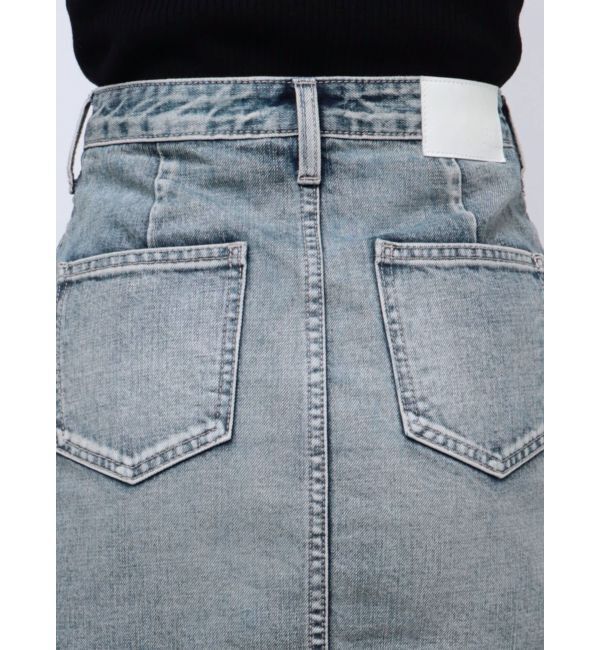 GYDA「ハイウエスSIDEサイドレースアップデニムスカートライクショートパンツ」|スカート|