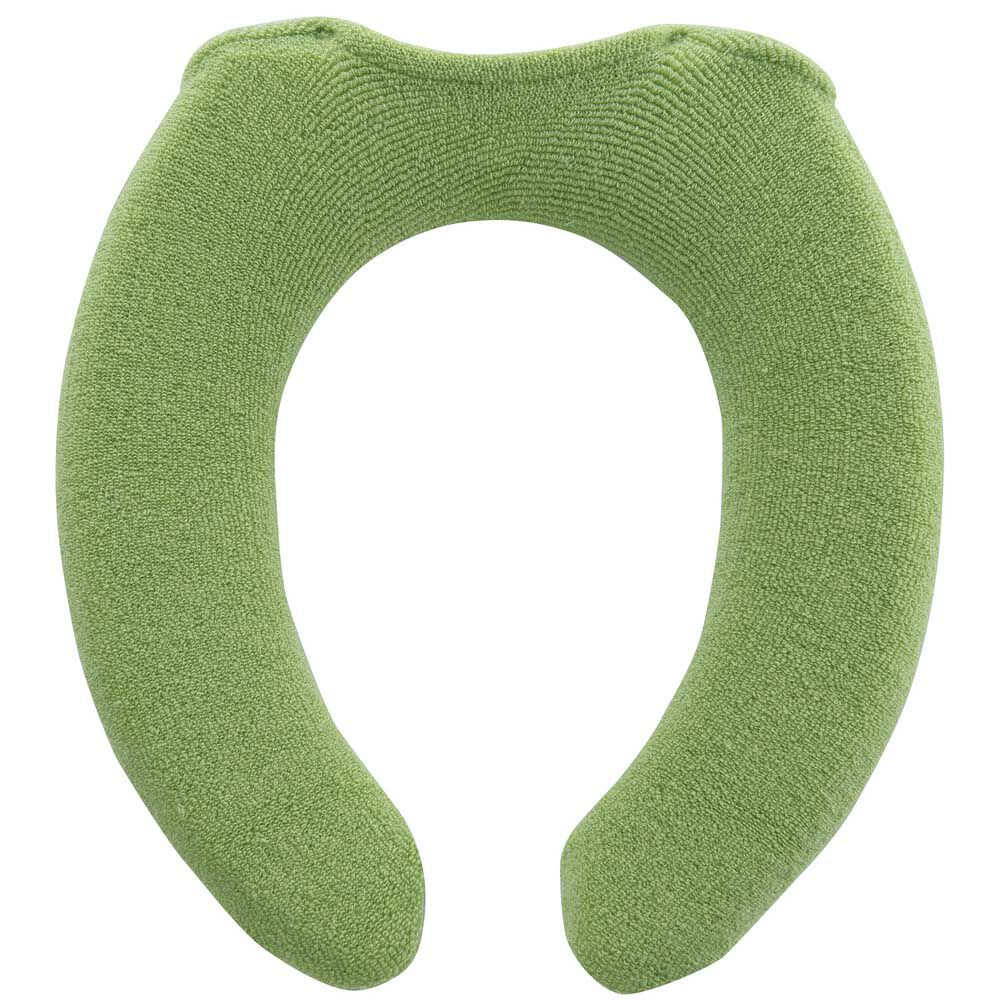 BACKYARD FAMILY「便座カバー U型 トイレカバー 通販 U型便座カバー トイレ便座カバー トイレ カバー 便座マット」|トイレタリー・ランドリーグッズ|グリーン2